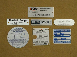 aluminum labels plates tags